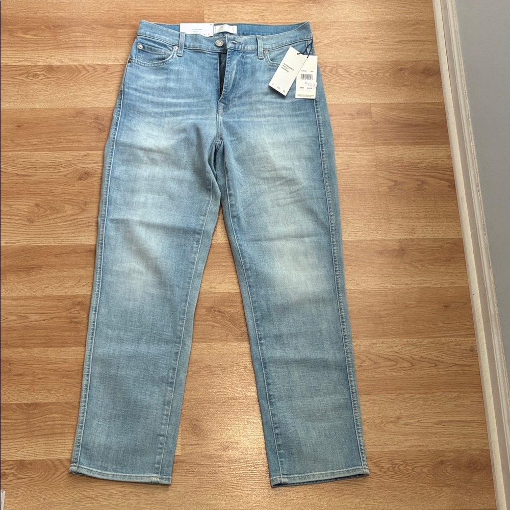 7 for all mankind size 27 hw cropped straight jeans NWT